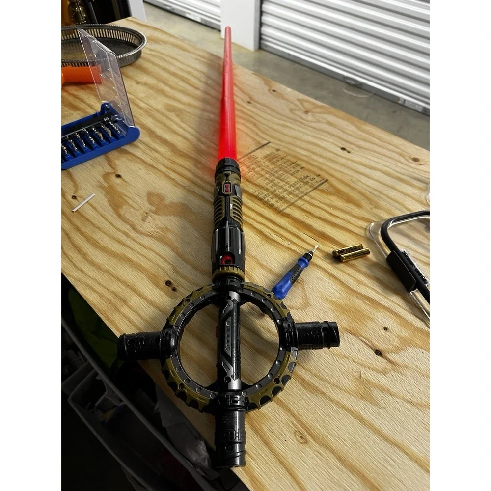 Star Wars Darth Vader‎ Mask + Red Inquisitor Bladebuilders Lightsaber –Works